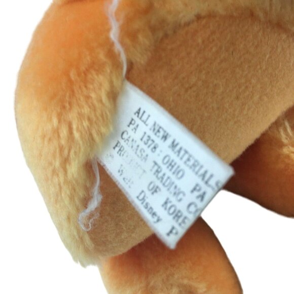 Vintage Disney Pair Lady and the Tramp Plush Dog Set Stuffed Animals Toy 7" - Picture 9 of 10